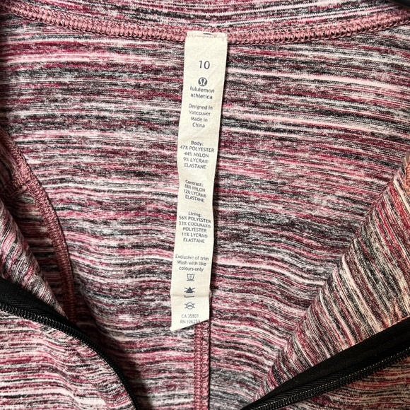 LuLuLemon Athletica Runderful Pullover 1/4 Zip Stretch Running Thumbholes Sleeve - Picture 10 of 12